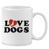 Mug-I Love Dogs With Heart
