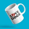 Mug-I Love Dogs With Heart - Image 3