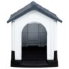 Dog House- Gray (22.4"x26.8"x26" )Polypropylene - Image 2