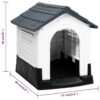 Dog House- Gray (22.4"x26.8"x26" )Polypropylene - Image 8