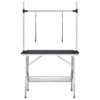 Grooming Table, Adjustable, w/ 2 Loops & Basket - Image 3