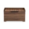 Litter Box Cover,- Walnut Brown Finished Wood - Image 4