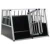 vidaXL Dog Cage with Double Door 94x88x69 cm - Image 6