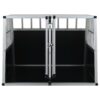 vidaXL Dog Cage with Double Door 94x88x69 cm - Image 7