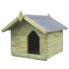 Dog House , XL outdoor w/ Opening Roof, Impregnated Pinewood