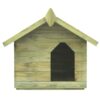 Dog House , XL outdoor w/ Opening Roof, Impregnated Pinewood - Image 2