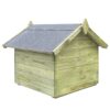 Dog House , XL outdoor w/ Opening Roof, Impregnated Pinewood - Image 3