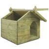 Dog House , XL outdoor w/ Opening Roof, Impregnated Pinewood - Image 4