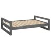 Bed, XL , Solid Pine Wood- Grey - Image 2