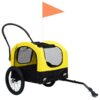 Bike Trailer & Jogging Stroller, 2-in-1,-Yellow and Black - Image 3