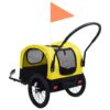 Bike Trailer & Jogging Stroller, 2-in-1,-Yellow and Black - Image 5