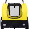 Bike Trailer & Jogging Stroller, 2-in-1,-Yellow and Black - Image 6