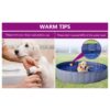 Swimming Pool, Dog, Foldable, (approx. 9.8' dia.)-Red - Image 10