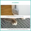 Litter Box, Enclosed w/ Front Entrance, Top exit, Scoop- White - Image 4