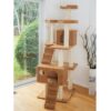 Cat Tree, Multi-Level , 74"H- Ochre Brown - Image 8