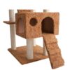 Cat Tree, Multi-Level , 74"H- Ochre Brown