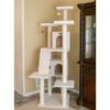 Cat Tree, Multi Levels , Real Wood, W/ Ramp, Three Perches, Two Condos-Ivory - Image 3