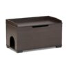 Litter Box Cover, Finished wood-Drk Brown - Image 2