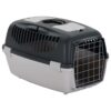 Pet Carrier, XL- Grey & Black (61x40:x8 cm) PP