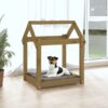 Bed, Dog , XL- Honey Brown (61x50x70 cm) Solid Wood Pine - Image 3