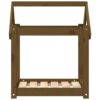 Bed, Dog , XL- Honey Brown (61x50x70 cm) Solid Wood Pine - Image 5